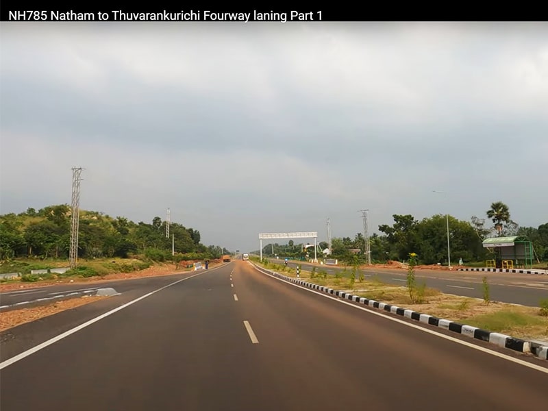Natham to Thuvarankurichi Highways